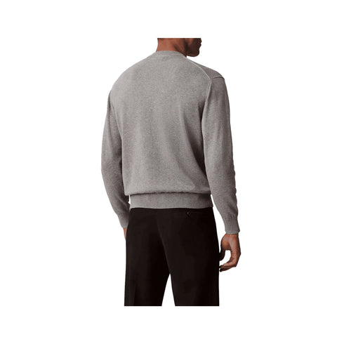 Calvin Klein Jeans Pullover Calvin Klein - Maglione con monogramma in cotone taglio relaxed S  - Francavilla Moda